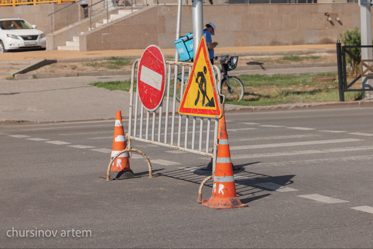 На шоссе Коргалжын в Астане частично перекроют движение