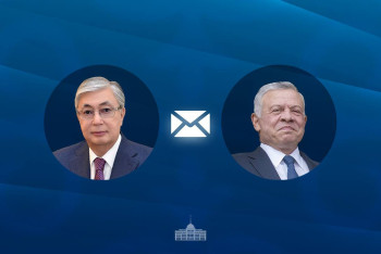 Фотография к новости: Токаев направил телеграмму королю Иордании