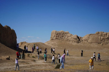 Фотография к новости: Туркестанская молодежь призывает бережно относиться к природе и истории