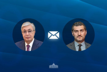 Фотография к новости: Токаев поздравил президента Грузии с Днем независимости