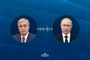 Фотография к новости: Токаев и Путин переговорили по телефону