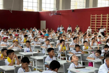 В Астане дети установили рекорд по ментальной арифметике