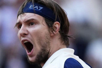 Фотография к новости: Бублик одержал историческую победу на "Ролан Гаррос"