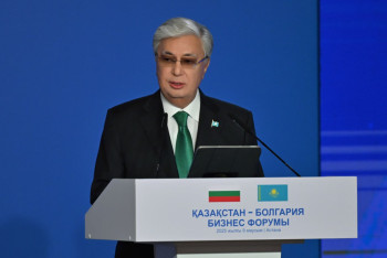 Фотография к новости: Глава государства выступил на бизнес-форуме "Казахстан – Болгария"