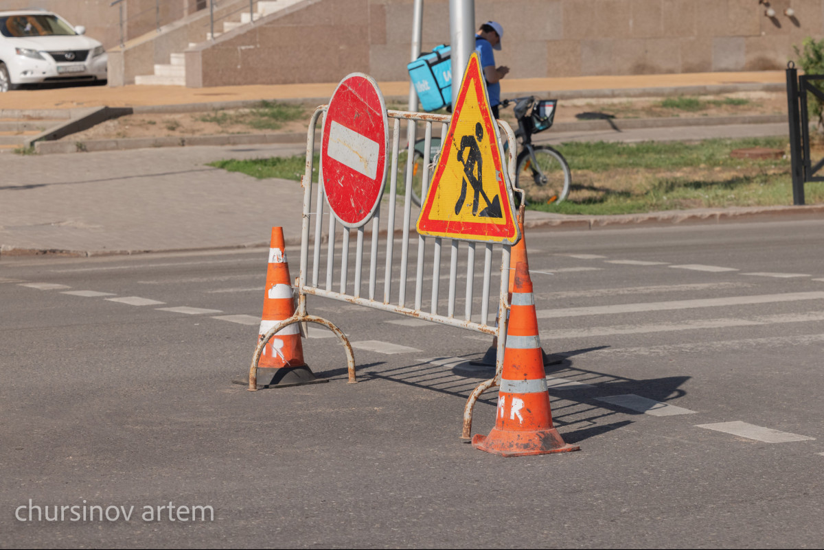 Движение автотранспорта полностью перекроют на одном из проспектов Астаны