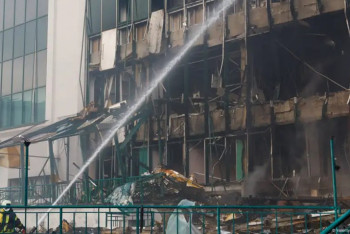 Фотография к новости: Армия РФ ударила по представительству Boeing в Киеве