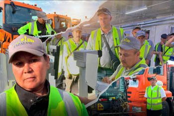 Фотография к новости: Невидимые герои чистоты: кто держит Астану в порядке, пока мы спим