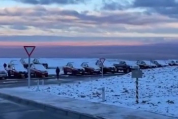 Фотография к новости: Самую сухую в мире пустыню засыпало снегом