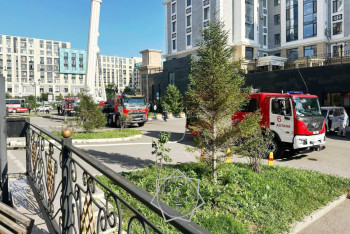 Тушить загоревшийся в Астане ресторан мешали автомобили и застройка