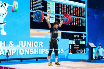 Фотография к новости: Чемпионат Азии по тяжелой атлетике: сколько золота у Казахстана