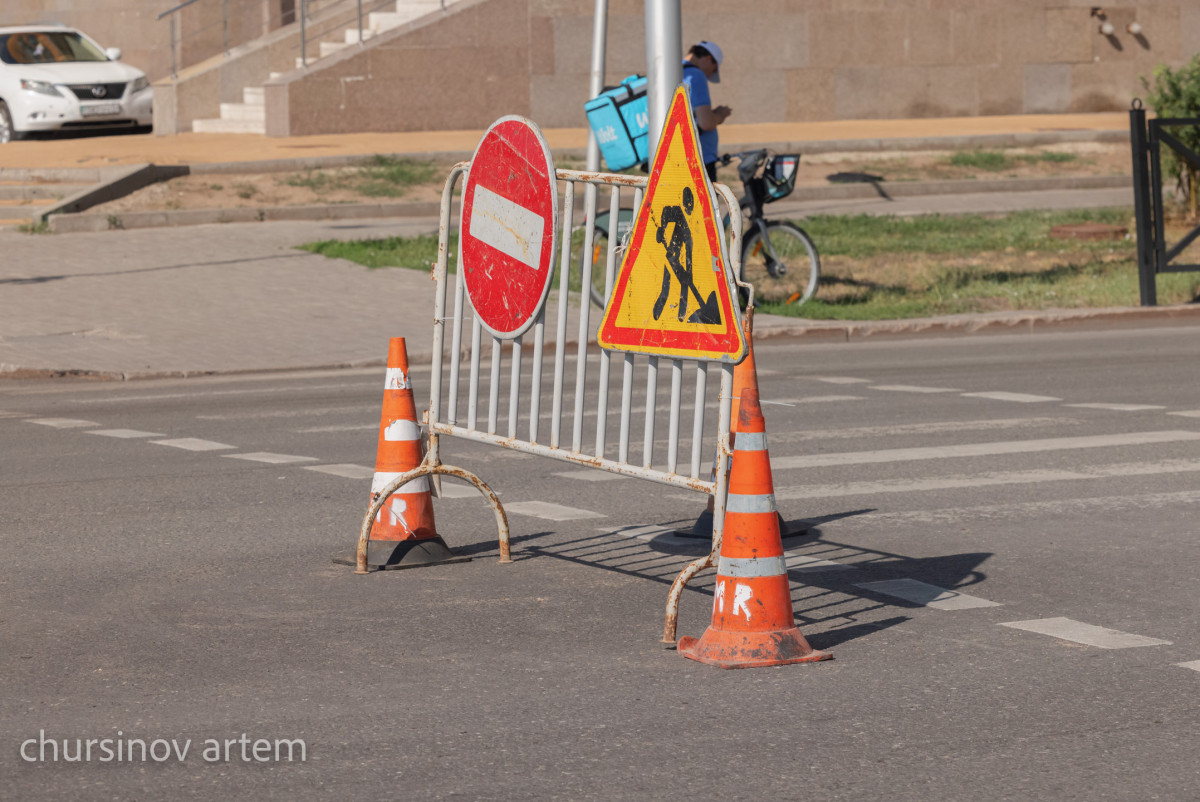 Ключевой участок дороги перекроют на левом берегу Астаны