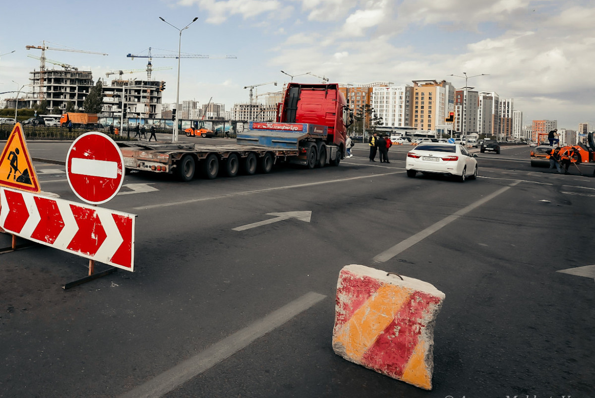 В Астане часть оживленного проспекта перекроют на 4 дня