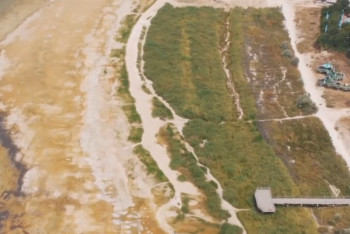 Каспий уходит: тревожные кадры за 12 лет