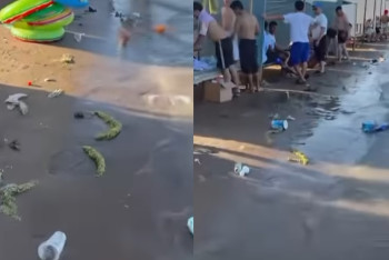 В Казнете показали, как отдыхающие уничтожают "Шардаринское море"