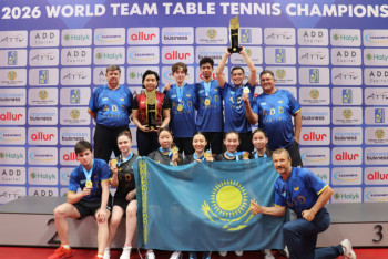 Фотография к новости: Казахстанские теннисисты завоевали путёвки на ЧМ 2026 года в Лондоне