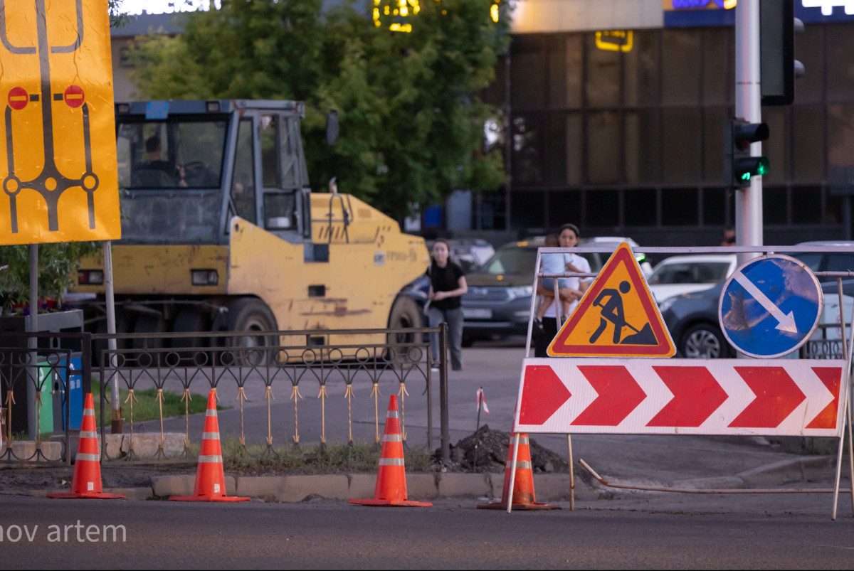 В Астане ключевой участок оживленного проспекта закрывают на месяц