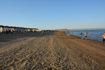 Фотография к новости: Чиновники съездили на пляжи Шардары после жалоб туристов