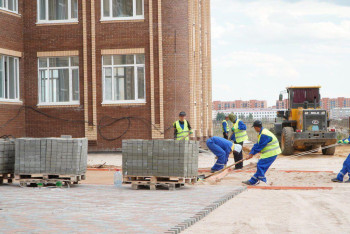 Фотография к новости: В Кокшетау завершается строительство новых домов для жителей ветхого жилья