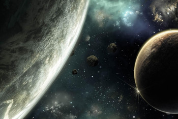 Фотография к новости: Ученые опасаются возможного столкновения астероида с Луной