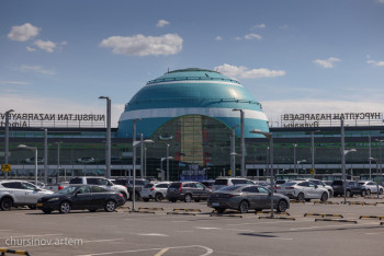 Фотография к новости: В аэропорту Астаны затопило терминал