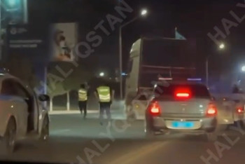 Водитель грузовика пытался скрыться от полиции в Мангистау