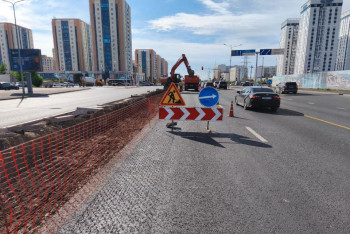 Фотография к новости: В Астане появится новая полоса движения