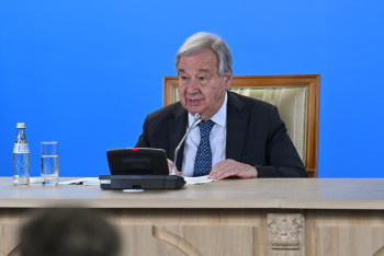 Фотография к новости: Антониу Гутерриш высоко оценил дальновидность и лидерство Президента Токаева