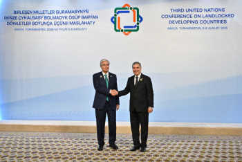 Токаев прибыл в конгресс-центр "Аваза" для участия в конференции ООН