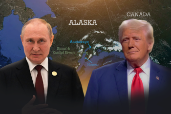 Фотография к новости: Почему встреча Путина и Трампа пройдёт на Аляске, а не в Москве? Обзор реакции мировых СМИ