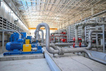 Фотография к новости: Новый завод в Мангистау начал снабжать Жанаозен питьевой водой