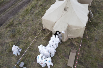 Фотография к новости: Как спастись от радиации:  специальные учения "Қалқан-2025" прошли в ВКО