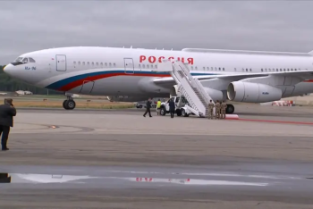 Фотография к новости: Путин прибыл на Аляску для встречи с Трампом