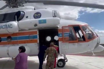 Вертолёт "Казавиаспаса" эвакуировал пациента из Аягоза в Семей