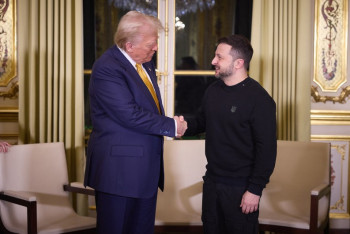 Фотография к новости: Владимир Зеленский готовится к встрече с Дональдом Трампом