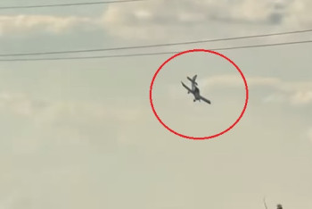 Появилось видео крушения самолёта под Астаной