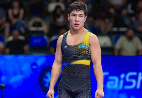 Фотография к новости: Казахстанский борец Диас Сейткалиев взял серебро чемпионата мира U-20