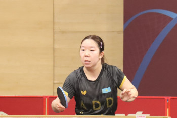 Фотография к новости: Казахстанка завоевала бронзу на турнире в Болгарии по настольному теннису