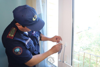 Фотография к новости: Акция "Безопасное окно" в области Улытау: установлено 270 блокираторов