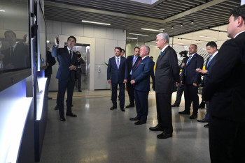 Фотография к новости: Президент Казахстана и Король Иордании посетили Astana Hub