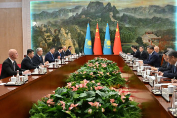 Фотография к новости: Акорда опубликовала видео переговоров глав Казахстана и Китая