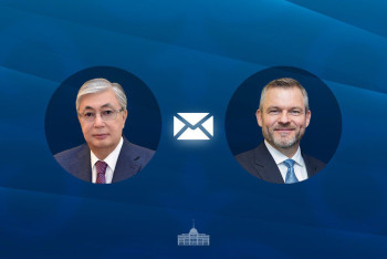 Токаев поздравил Президента Словакии с Днем Конституции