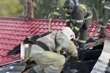 Фотография к новости: В Караганде вспыхнул пожар в лицее-интернате