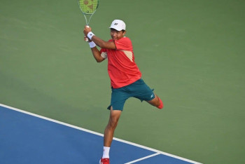 Фотография к новости: Казахстанский теннисист Зангар Нурланулы вышел в третий круг юниорского US Open