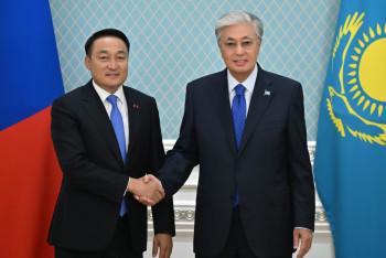 Фотография к новости: Токаев обозначил приоритеты в отношениях с Монголией