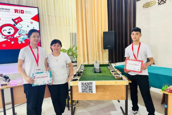 Фотография к новости: Робота для "умного" полива изобрёл школьник из Абайской области