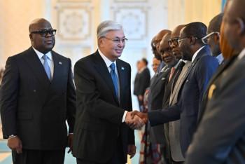 Фотография к новости: В Акорде прошла церемония встречи президента ДР Конго