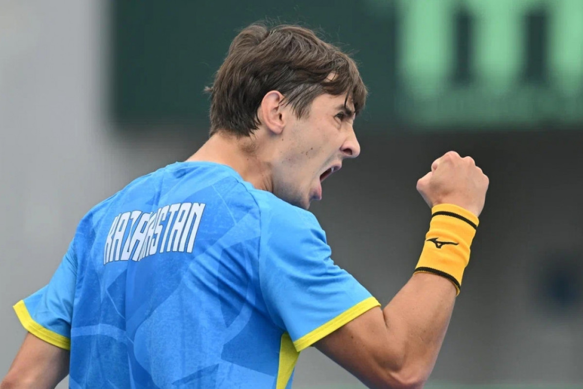 Кубок Дэвиса: Казахстанец обыграл легенду корейского тенниса