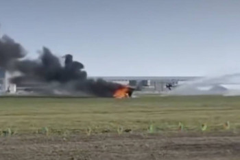 В Китае столкнулись два летающих автомобиля