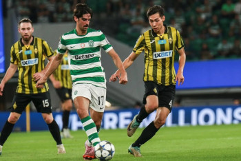 Фотография к новости: "Кайрат" разгромно проиграл "Спортингу" в Лиге чемпионов