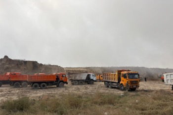 Фотография к новости: Пожар на полигоне в Алатау: в акимате рассказали, в каком случае возможна эвакуация